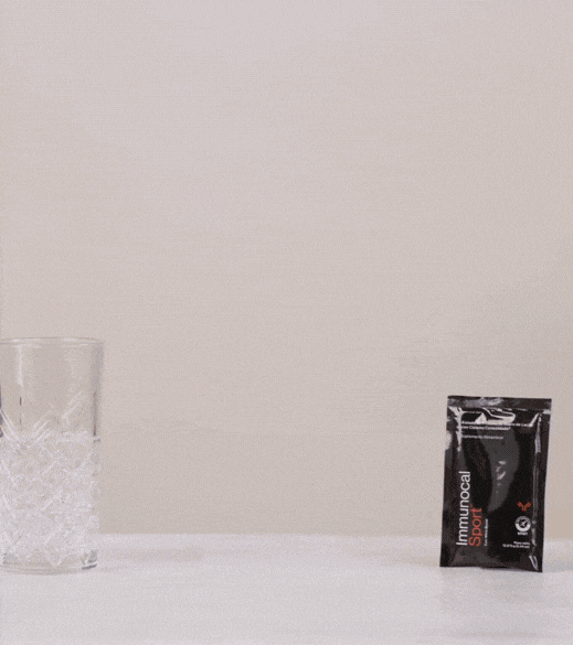 Immunocal Sport Optimizer being mixed into water